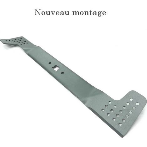 Lame de tondeuse 53 cm – Compatible MTD – Pour ramassage, soufflage et mulching – Coupe efficace et entretien simplifié (1/4)