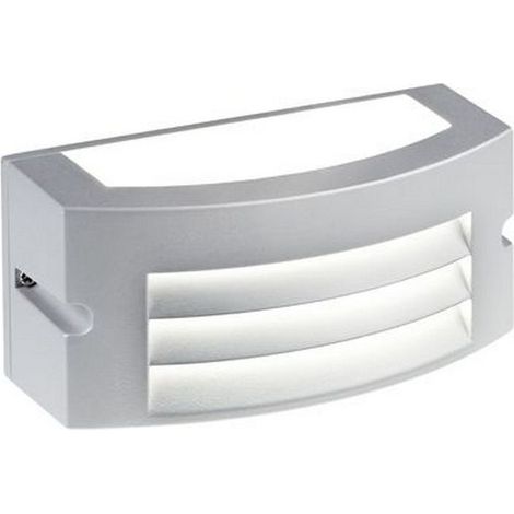 Applique Da Esterno Moderna Kobe Alluminio E Grigio Led 10W 4000K (1/5)