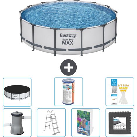 Bestway Steel Pro MAX Rund - 427x122 cm - 8-teilig S563