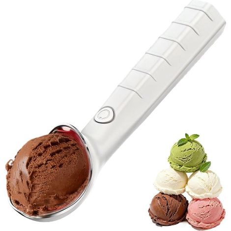 Pelle à glace électrique En Acier Inoxydable, Cuillère Thermostatée (1/5)