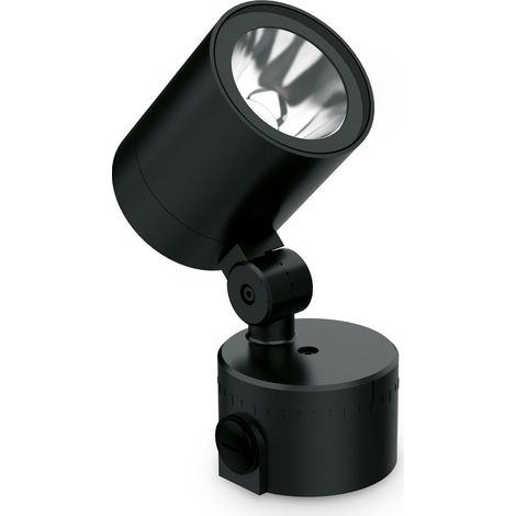 Ideal Lux Proiettore O-Zone 1 luce LED integrato IP66 nero metallo
