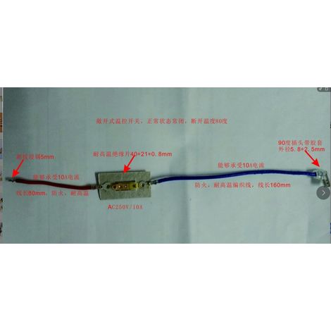 Accessories for heating appliances, mica sheets for heating appliances with thermostat, accessories for heating appliances with thermostat