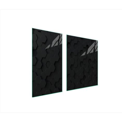 GLASSCHUTZPLATTE FÜR HERD 90x52 MUSTER