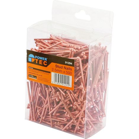 500 Clou cuivre 2.5 mm pour Spot Electrique Tire Clou (1/3)