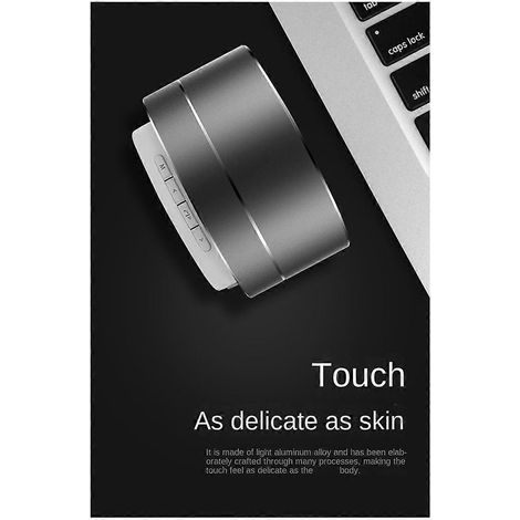 Mini enceinte Bluetooth A10 Outdoor Cannon Subwoofer rouge-- (1/5)