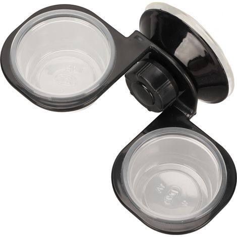 Gamelle double pour reptiles, avec abreuvoir et nourriture, double bassin suspendu pour la maison, le jardin et la ferme. (1/5)