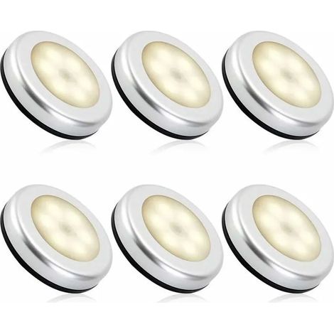 Veilleuse detecteur de mouvement intérieur,lampe led detecteur de mouvement pile pour escaliers, Eclairage LED Placard Armoire Cou (1/4)
