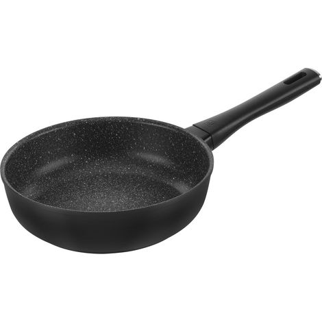 ZWILLING Marquina Plus - Sartén alta de 24 cm con revestimiento antiadherente para todo tipo de fuegos, incluso inducción, color negro