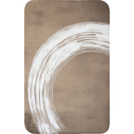 TAPPETINO PER WC Vernice - Marrone - Japandi 50x80 cm