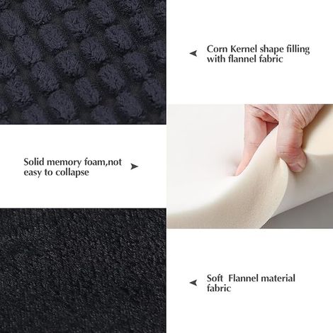Dog Bed Mat Dog Bed Dog Cushion Pets 76 x 50 x 4 cm, Dark Grey