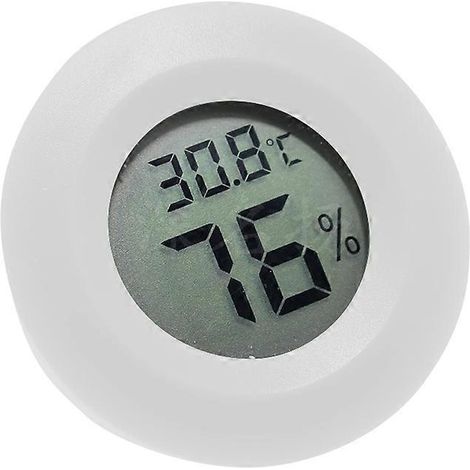 Thermomètre pour sports de plein air, hygromètre électronique pour reptiles, hygromètre rond (1/4)
