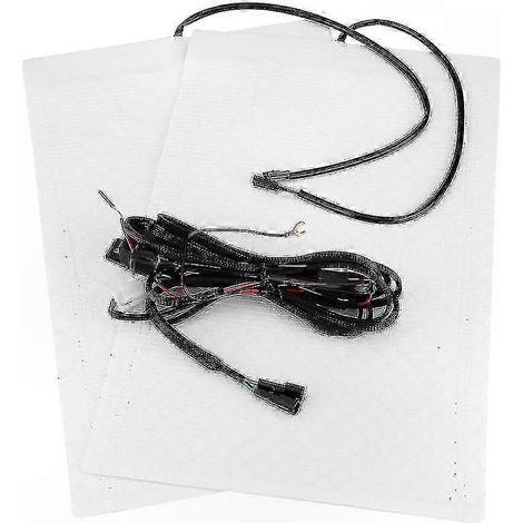 Kit universel de sièges chauffants pour voiture avec coussins chauffants en fibre de carbone pour tous les véhicules (1/5)