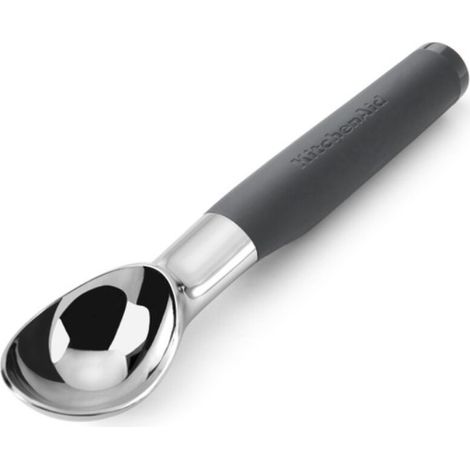 KitchenAid Cuchara para helado Soft Grip - Gris carbón (1/3)