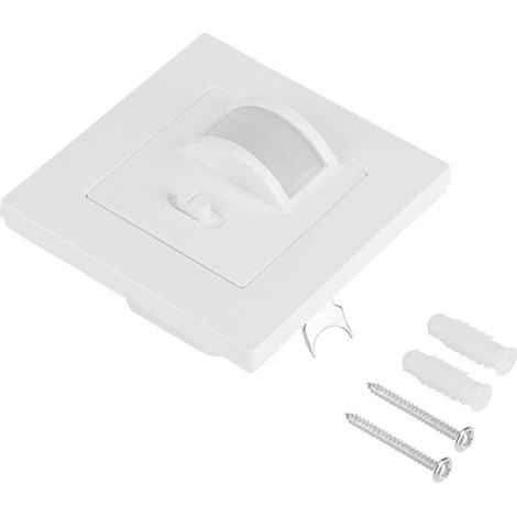 Interruttore a parete da incasso con sensore di movimento a infrarossi PIR, alimentazione 110-240 V CA. (1/5)