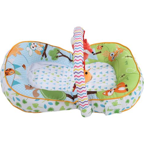 Tapis d'éveil Koty pour bébé, tapis de jeu et de motricité avec accessoires et jouets (1/5)
