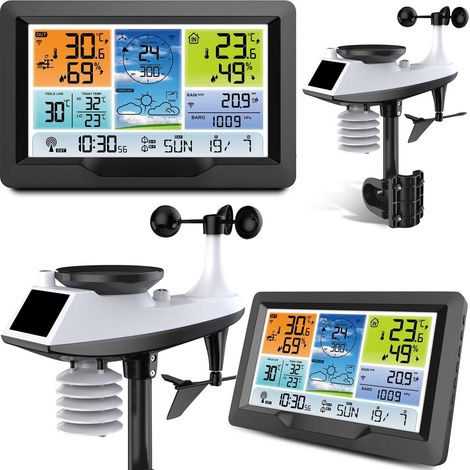 Stazione meteorologica con display bd 905 grafite