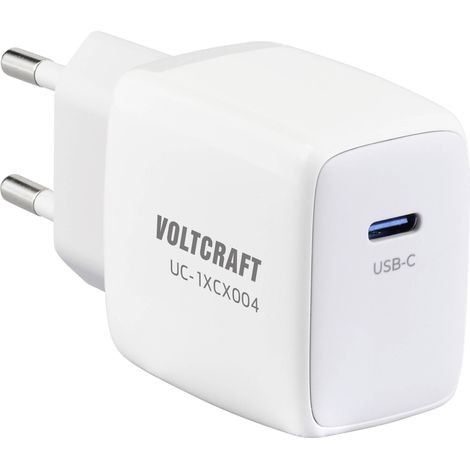 VOLTCRAFT UC-1XCX004 Chargeur USB 20 W intérieure Courant de sortie (max.) 3 A 1 x 1x USB-C® GaN X298122 (1/5)