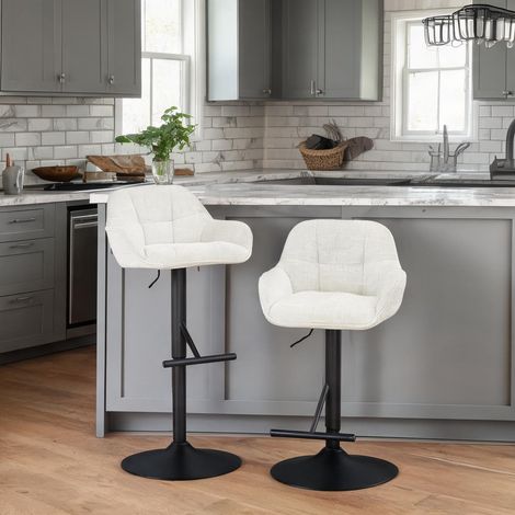 Tabouret de bar réglable de 63 à 108 cm 52,5 x 53 x 108 cm (1/5)