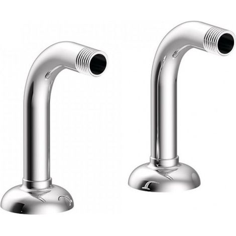 Colonnettes pour robinet de baignoire Chromé - TRES 24287101 (1/2)