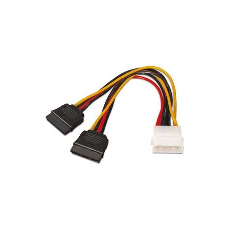 Cavo di alimentazione sata da 5,25' (molex 4pin)/m-2xsata/h 30cm
