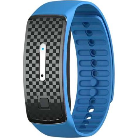 Bracelet anti-moustiques à ultrasons 3 modes pour enfants et adultes, bande anti-moustiques étanche et rechargeable (bleu) (1/5)