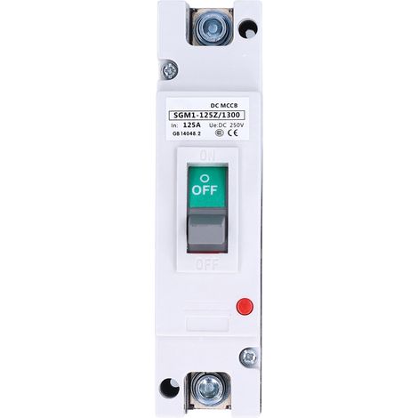 1-poliger Leistungsschalter mit Solarschutz und Batterieschalter, 125 A, 250 V DC (1/5)