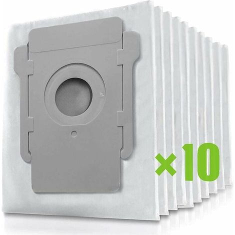 10 pièces adaptées pour irobot Roomba i7 robot de balayage accessoires sac à poussière S9 sac à poussière E5 E6, (1/5)