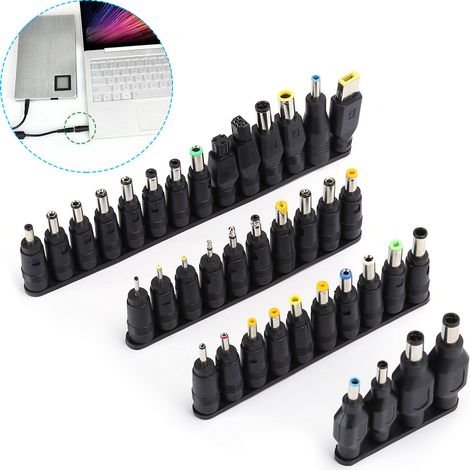 Lot de 38 adaptateurs secteur DC 5.5x2.1mm pour ordinateurs portables Lenovo Thinkpad
