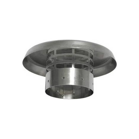 Chapeau en acier inoxydable poli diam.80