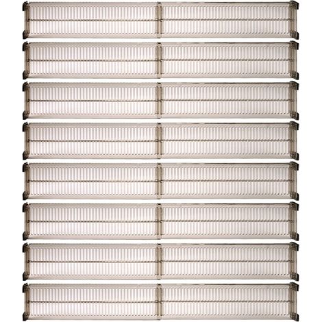 Séparateurs de tiroirs en plastique réglables 40 pièces, pièces de rangement pour la maison (1/5)