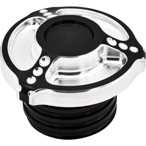 Motorcycle accessories compatible with the CNC 883 XL1200 X48 fuel tank cap and fuel tank switch. (1/4)