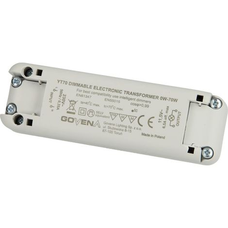 Kopp Trafo 230V/11,5W, 0-70W gradable 1 entrée / 1 sortie