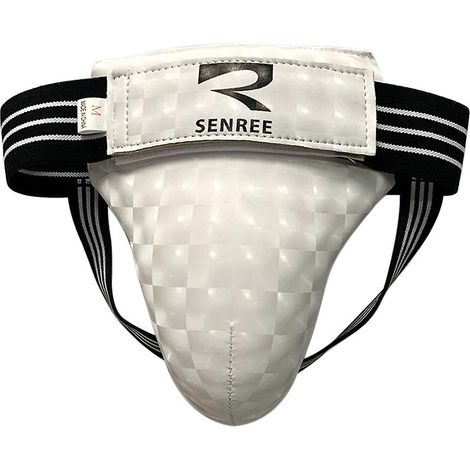 Protection abdominale et inguinale pour hommes lors d'entraînements de boxe, de Muay Thaï et de musculation.