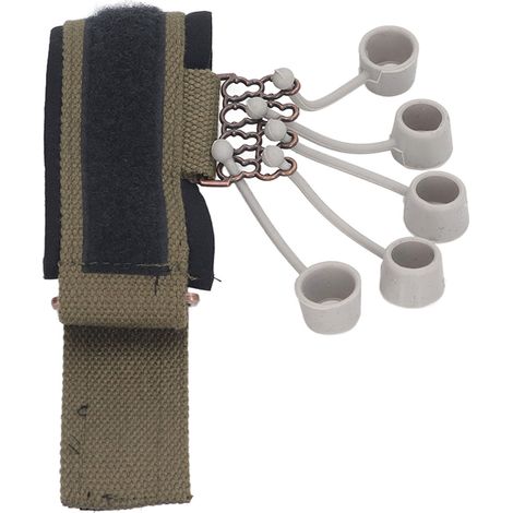 Fingertrainingsgerät zur Verbesserung der Handflexibilität und -kraft, mit 5 austauschbaren Ringen, Gewicht ca. 9 kg. (1/5)