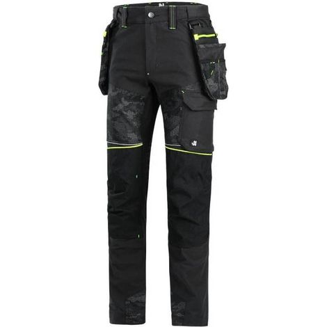 Pantalon de Travail Pinto - Taille 36 - Gris Foncé - Résistant et Confortable - D-Work (1/5)