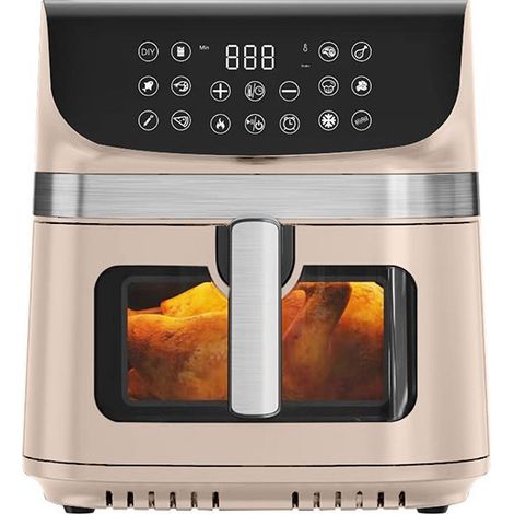 Tognana Porcellane D2DFA09IRCH Fritteuse Einzelbild 9 l Eigenständig 2200 W Heißluftfritteuse Champagner