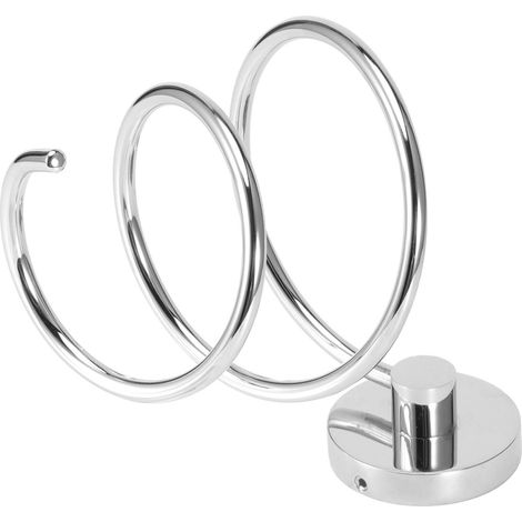 Wandmontierter Haartrocknerhalter, Ständer für Haarstyling-Ventilatoren, Ablage für Haarstyling-Werkzeuge für Schlafzimmer, Badezimmer, Aufbewahrungsregal, Kleiderbügel, Zubehör. (1/5)
