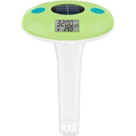 Thermomètre piscine solaire flottant, affichage numérique, facile à lire, IPX7, alimenté et à l'énergie solaire pour piscines, étangs, aquariums, bains de glace (1/4)