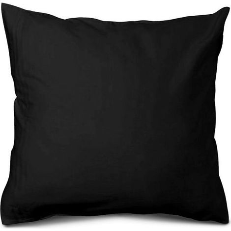 Taie D Oreiller - Satin De Coton - 40x40 Cm - Fermeture Zippée - Or - Unité (1/2)