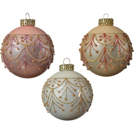 Sfera decorazione glittercolore assortiti (1/2)