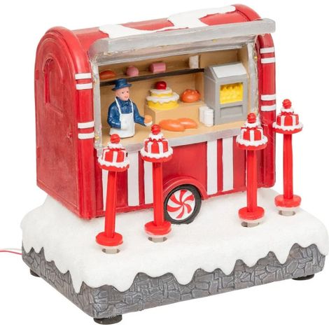 Village de Noël lumineux, musical et animé Stand des Gateaux - Feeric Christmas (1/5)