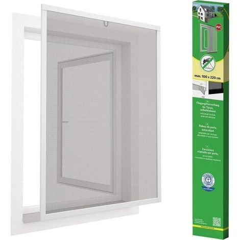 easy-life Mosquitera Automática blanca 100x120 cm (1/3)