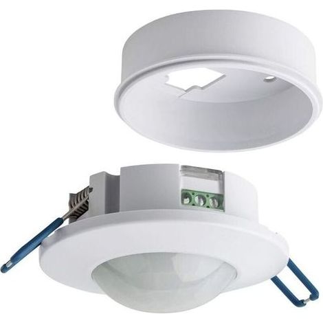 Détecteur de Mouvement Intérieur, Montage Encastré et en Saillie au Plafond, programmable, Capteur Infrarouge, 6m / 360°, LED adapté, Max. 1200W/ 500W(2 pcs) (1/5)