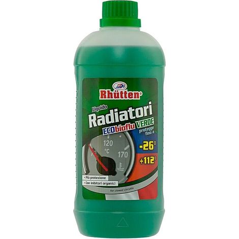 Liquido radiatore Verde puro protettivo antigelo anticorrosione - 26 Neutron - 1 LT