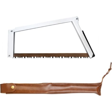 Scie pliante portable de camp multifonction rectangulaire pour survie extérieure camping et travail du bois (1/5)