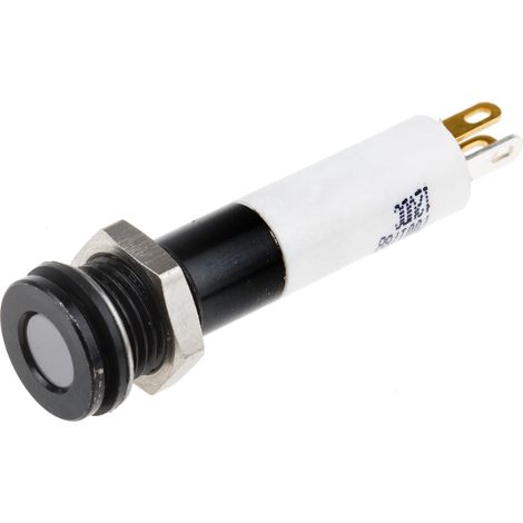 Voyant LED lumineux RS PRO, dia. 8mm, 12V c.c., IP67 ( Prix pour 1 ) (1/2)