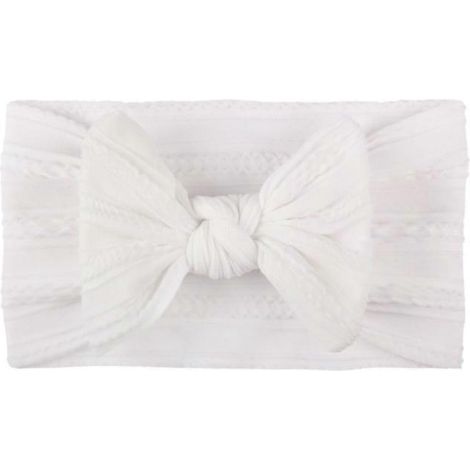 Bandeau en mousseline de nylon ultra douce et sans couture pour enfants, accessoire mignon pour cheveux de princesse, nœud pour bébé, bandeau ajustable