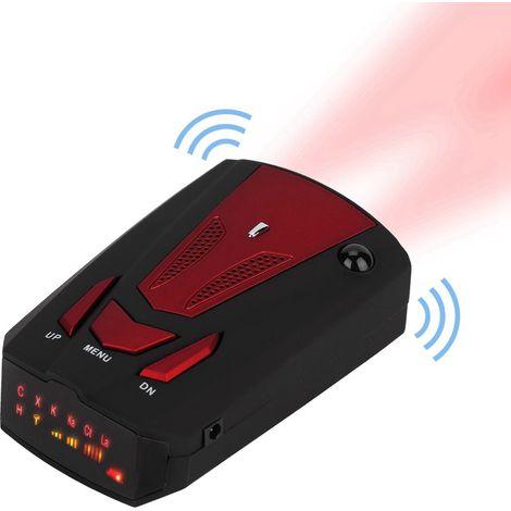 Détecteur de radar V7 GPS 16 bandes 360° pour voiture, alerte vocale vitesse laser, anti-flash rouge (1/5)