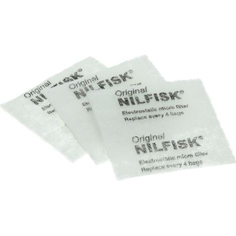 Set di 3 prefiltri - Aspirapolvere - NILFISK - 2980863662894473635
