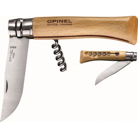 OPINEL - Couteau tire bouchon n°10 "opinel" - 17676 - Ce produit de marque OPINEL est neuf.